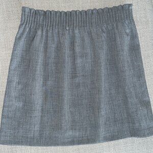 J. Crew Mercantile Elastic Waist Skirt Grey Size 6 NWT has side pockets